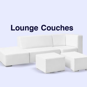 WHITE LOUNGE SOFA SET