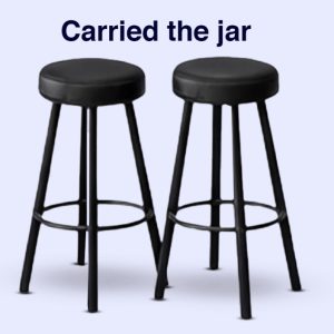BLACK BAR STOOLS